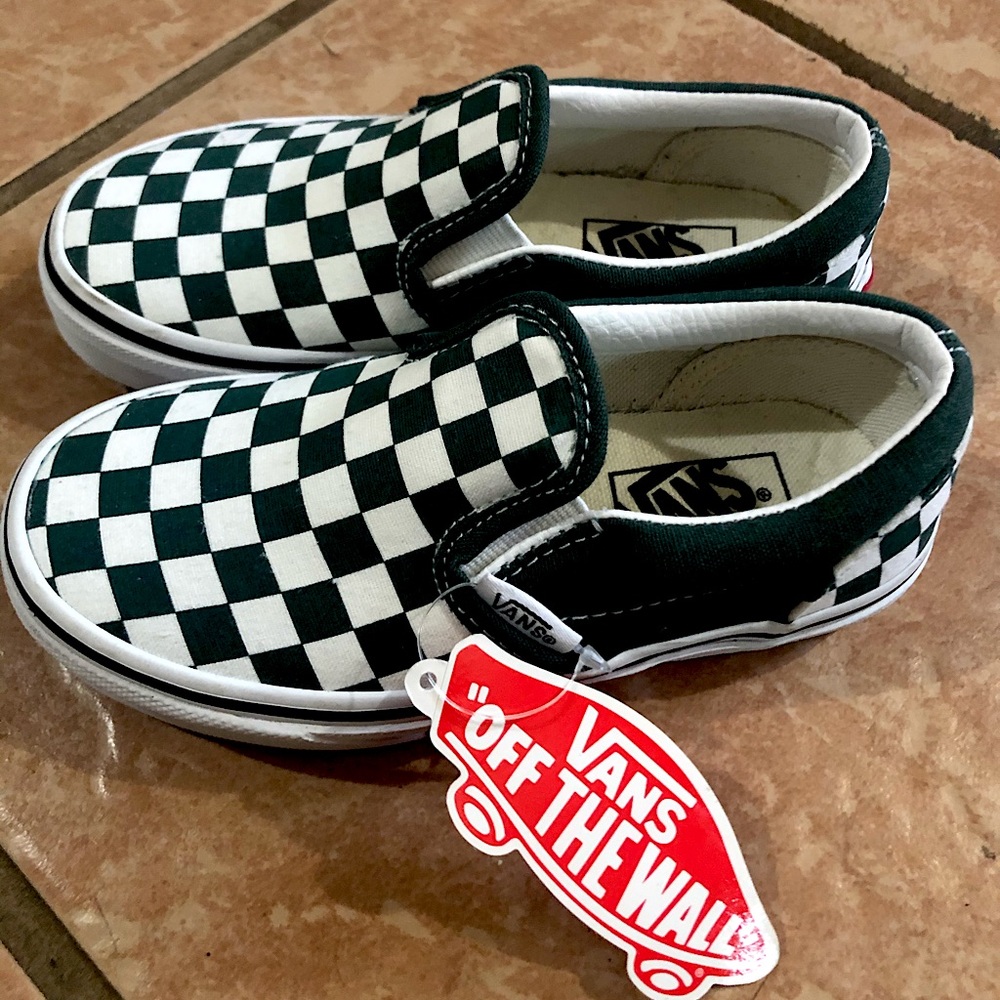 Vans Checkerboard Classic Slip Ons Sz 11 Kids